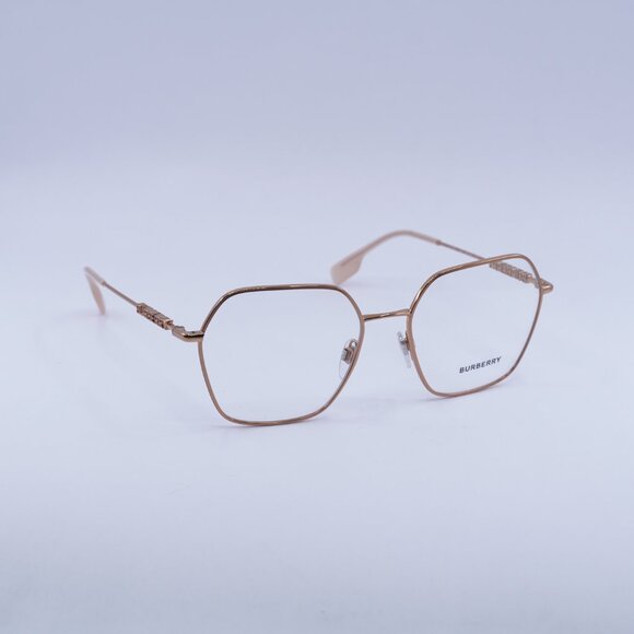 Burberry BE1381 1337 Eyeglasses Rose Gold 54mm Geometric Frame - Picture 6 of 11
